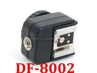 DF 8002 Nikon i TTL Flash Hot Shoe to PC Sync Adapter SB 900 SB 800 SB 
