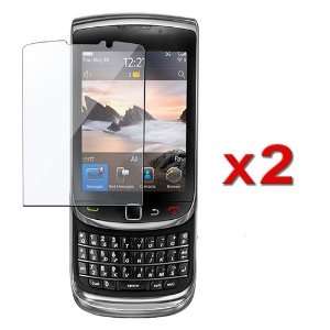  2 x Reusable LCD Screen Guards / Protectors for Blackberry 