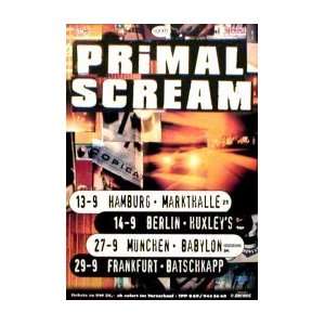  PRIMAL SCREAM German Tour Music Poster