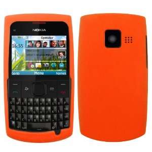  Orange Silicone Case / Skin / Cover for Nokia X2 / X2 01 