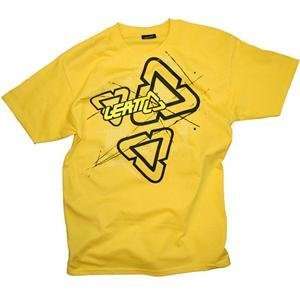  Leatt Scramble T Shirt   Medium/Yellow Automotive