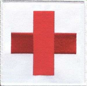 Red Cross Patch w/ Velcro     