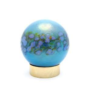    Art Glass Small Pet Urns Small Sphere Morning Glory