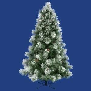  Flocked Scotch Pine 90 Artificial Christmas Tree