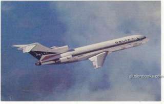 Postcard of Delta Air Lines The Wide Ride Boeing 727 1983  