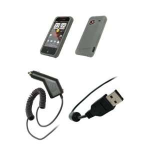   Car Charger + USB Data Sync Charge Cable for HTC Droid Incredible