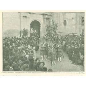   1899 Passion Procession At Murcia Spain Good Friday 