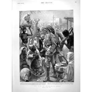  1898 Scene Before Advance Soudan War Natives Nile