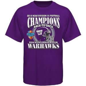  NCAA Wisconsin Whitewater Warhawks Purple 2010 NCAA Division 