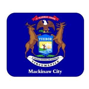  US State Flag   Mackinaw City, Michigan (MI) Mouse Pad 
