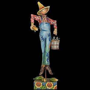   Shore Scarecrow With Bucket   Scaring Up Fun Figurine