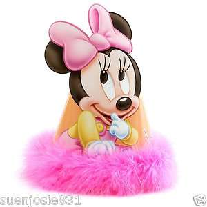 Minnie Mouse 1st Guest of Honor Birthday Hat  