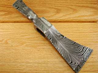 10 1/2 Custom Damascus Tomahawk Axe Hatchet Head Knife Blank Vintage 