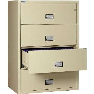  Phoenix Lateral 44 inch   4 Drawer   Impact Fireproof File 