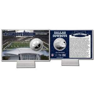  Dallas Cowboys Stadium Silver Coin Card 
