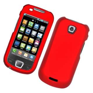 Red Hard Case Snap On Cover For Samsung Galaxy 3 i5800  