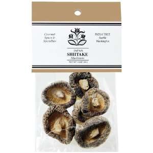 India Tree Shitake Mushrooms, 1/2 oz Bag  Grocery 
