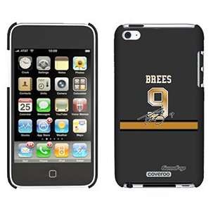  Drew Brees Signed Jersey on iPod Touch 4 Gumdrop Air Shell Case 