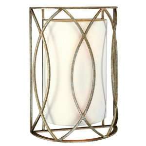 SAUSALITO 2LT WALL SCONCE SILVER GOLD