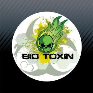  Bio Toxin Warning Caution Symbol Skull Danger Sticker 