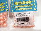 TROUT BEADS MOTTLED SALMON PEARL 10 MM ONE PACK