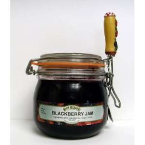 Wild Blackberry Jam 25 Oz French Crock  Grocery & Gourmet 