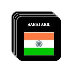  India   SARAI AKIL Set of 4 Mini Mousepad Coasters 