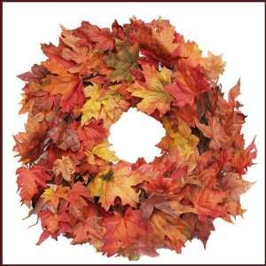  Fall Maple Leaf Wreath WR4277 24