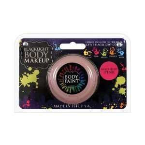  Blacklight body make up paint   pink Health & Personal 