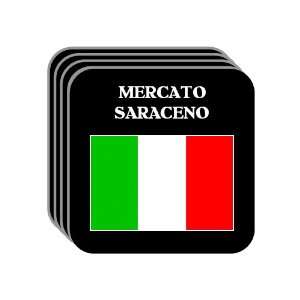  Italy   MERCATO SARACENO Set of 4 Mini Mousepad Coasters 