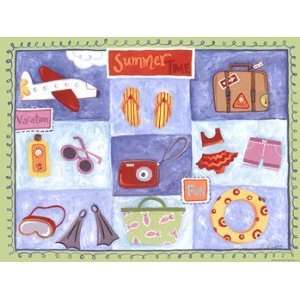 Summer Time Poster by Sapna Shah (16.00 x 12.00) 