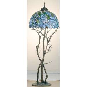 74H Tiffany Laburnum Vine Floor Lamp