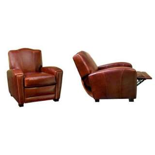  Art Deco Style Leather Chair Recliner Marvin Designer Style Art 