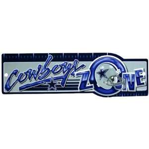  Dallas Cowboys   Cowboys Zone Street Sign, NFL Pro 