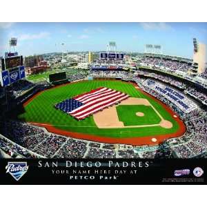 Personalized San Diego Padres Stadium Print  Sports 