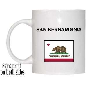   US State Flag   SAN BERNARDINO, California (CA) Mug 
