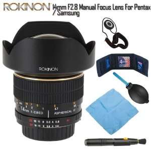   F2.8 Manual Focus Lens for Pentax K/Samsung Bundle