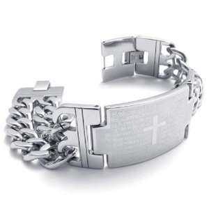  LIMITED Davida Stainless Steel Cross Bracelet Jewelry