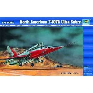  F 107A Ultra Sabre Jet 1/72 Trumpeter Toys & Games