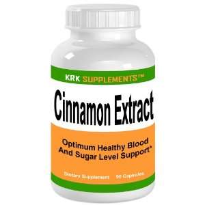  Cinnamon Extract 450mg 90 capsules KRK SUPPLEMENTS Health 