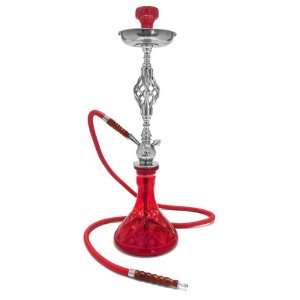  Helix Red (2 Hose) Hookah   New+free Gift 