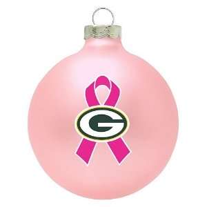   Bay Packers Breast Cancer Awareness Pink Ornament