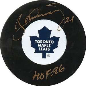   Toronto Maple Leafs Borje Salming Autographed Puck