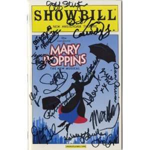 Mary Poppins Autographed Playbill