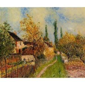    Path at Sablons Alfred Sisley Hand Painted Art