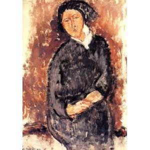 FRAMED oil paintings   Amedeo Modigliani   24 x 34 inches   Seated 