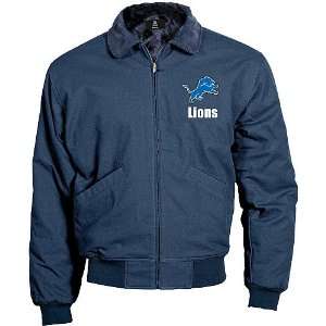  Reebok Detroit Lions Saginaw Heavy Duty Jacket Sports 
