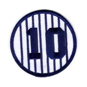   Phil Rizzuto Retired Number 10 Patch   3 Round