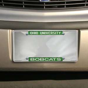  Ohio Bobcats Chrome License Plate Frame Automotive