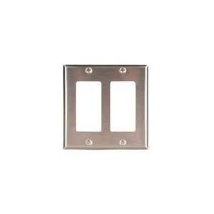  Leviton 84409 40 Double Gang Decora Style Wall Plate 